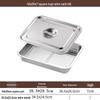 Stainless Steel Rectangular Draining Basin Set