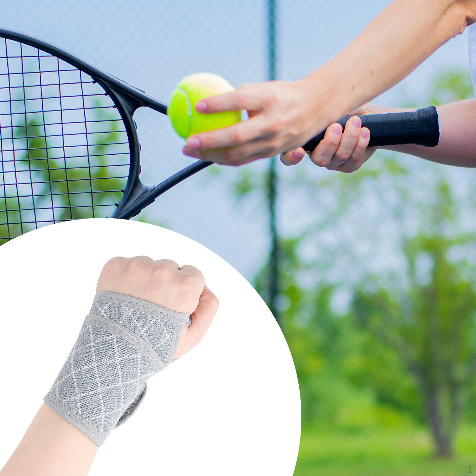 

Wrist Compression Strap Basketball Fitness , Accessories for Biking,Running Nylon Spandex Option 2 Grey