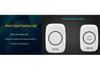Elderly-Friendly Waterproof Wireless Doorbell with Long-Range, Two Receivers, and Wall-Penetration Capability