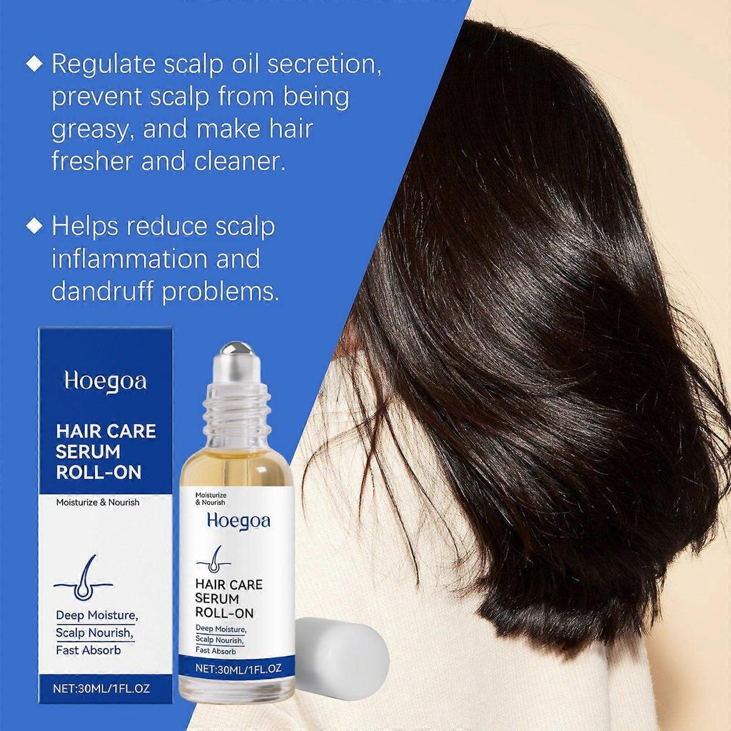 Hair Growth Serum (Roll On) | Thicker & Stronger Hair | Prevents Hair Fall & Stimulates Hair Follicles | For All Hair Types | 30ml