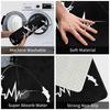 Fishing Heartbeat Doormat Anti-Slip Bathroom Kitchen Mat Toilet Floor Door Entrance Carpet Rug