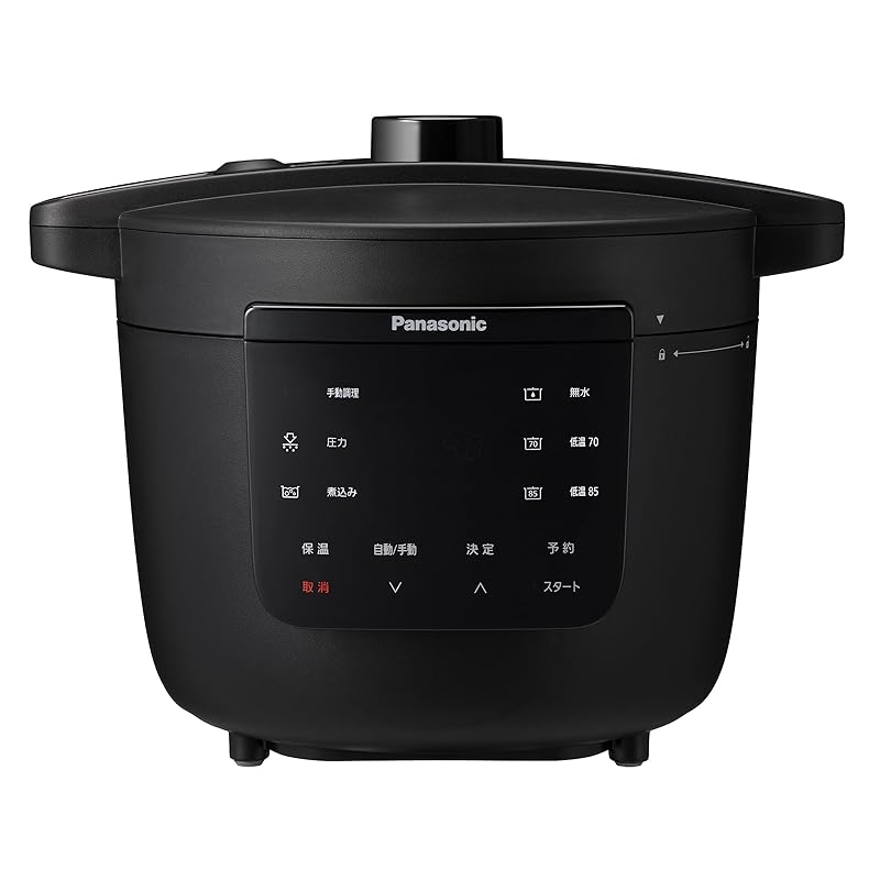 

panasonic electric pressure cooker 3.9L Serves up to 6 people Pressure/Low temperature/Anhydrous/Stew/Automatic cooking Comes with recipe book With