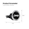 AIY5   Car Vent Air Freshener Aromatherapy Solid Perfume Diffuser For Jeep Grand Cherokee Wrangler JK Gladiator Compass Renegade Recon