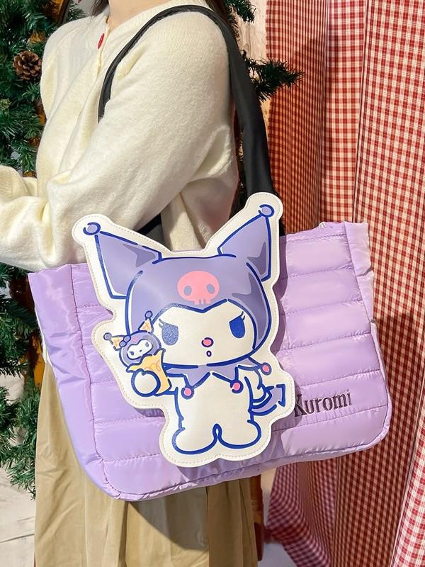 2025 Cute Cartoon Tote Bag - Girlish Large Capacity Shoulder Handbag for Women