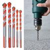 5Pcs Drill Bits High Wear Resistance Alloy Head Drilling Tool for Wood Wall Hole Opening 612mm