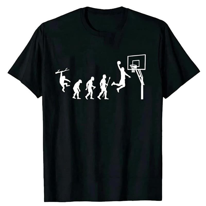 Men Clothing Basketball Heartbeat TShirt Men Birthday Gifts Short Sleeves Funny Tees Fashion Graphic Tshirts Sport Lover
