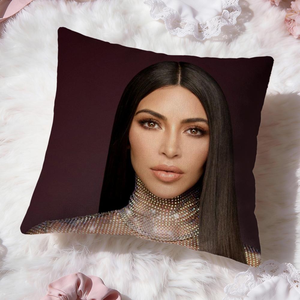 K-Kim K-KardashianS Cushion Cover Premium Comfort Reversible Pillow Cove -Two in One Design for Any Room & Car Interior