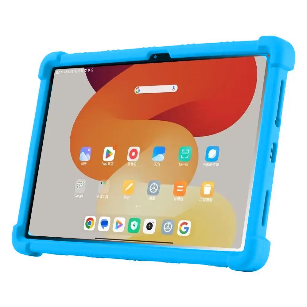 Silicone Case for Xiaomi Redmi Pad SE 11", Impact, Armored, Blue