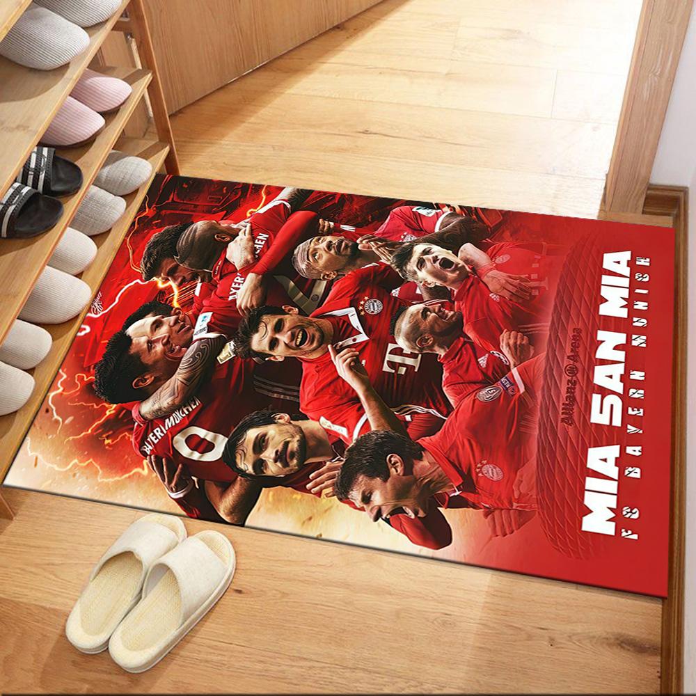 Bayern Munich Area Rug Perfect for Game Room Study Room Decorate Room Living Rooms Anti-slip Rug Decorate Offices