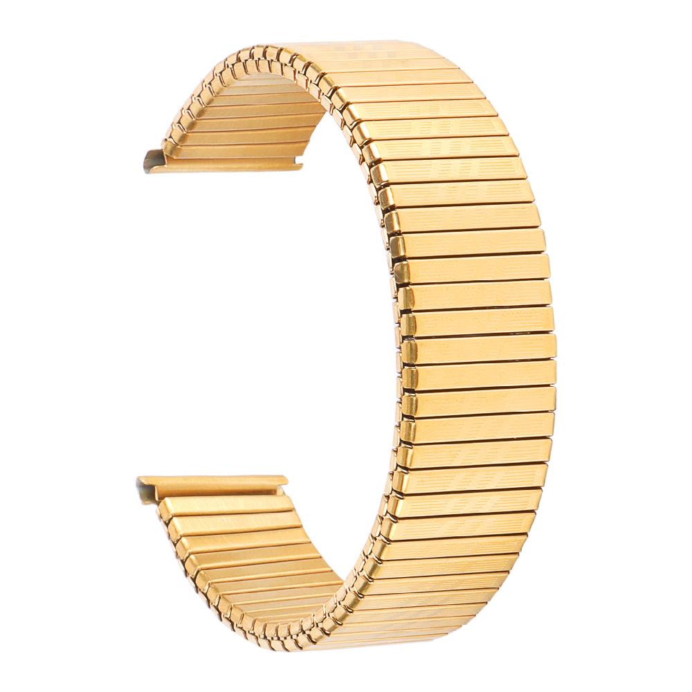 

Stainless Steel Elastic Strap 12/14/16 18mm 20mm 22mm Metal Expansion Bracelet for Xiaomi Huawei Samsung Galaxy Smart Watch Band 20mm золотий