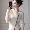Design-sensible Niche Thickened Sweater Jacket Women's Autumn Winter Knitted Cardigan
