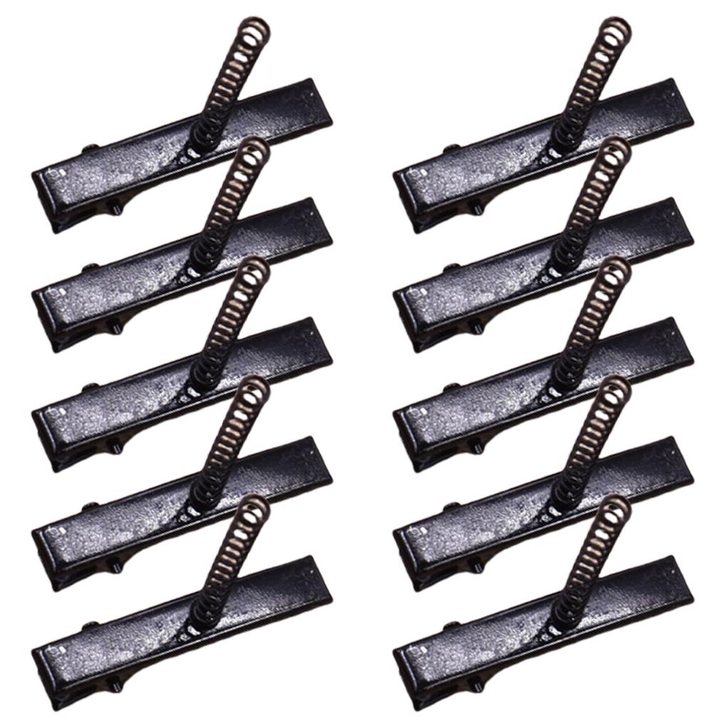 10Pcs Plain Hair Clip Blank Hairpin Hair Clips with Springs Alloy Hairpin Plain Barrette Blank Crafting