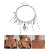 Elegant Snake Pearls Pendant Necklace Fashionable and Unique Statement Jewelry Tassels Necklace Present for Women Girls