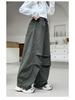 Girls' Casual Loose Cargo Pants - Spring/Autumn Fashionable Trousers for Big Girls