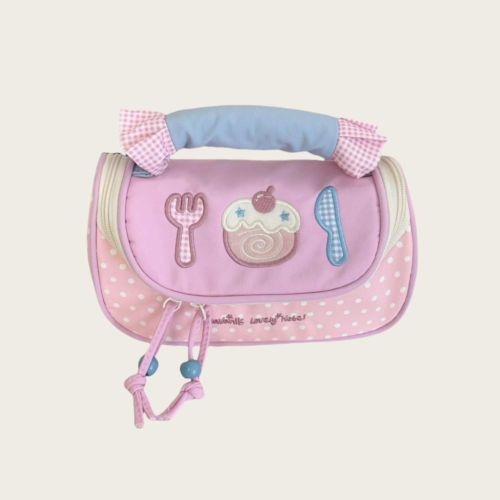 Cake Butterfly Korean Style Pencil Case Desktop Storage Handheld Pencil Pouch  Stationery Holder