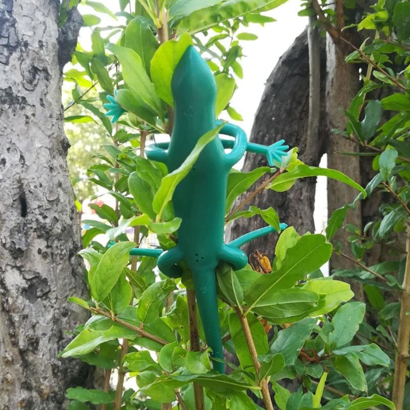 5Pcs Frogs Plant Stand Green Frogs Plant Frogs Plant Ties Garden Plant Auxiliary Plant Branch Correction Growth