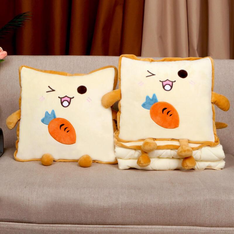 Cartoon Pillow, Quilt, Dual-Purpose Air Conditioner, Creative Cushion, Office Lunch Break, Two In One