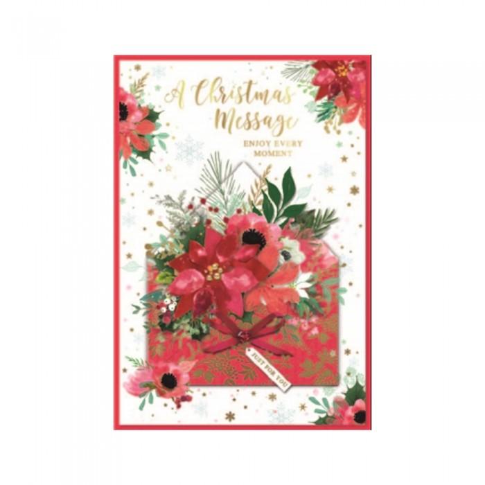Simon Elvin Enjoy Every Moment Christmas Greetings Card (Pack of 6)