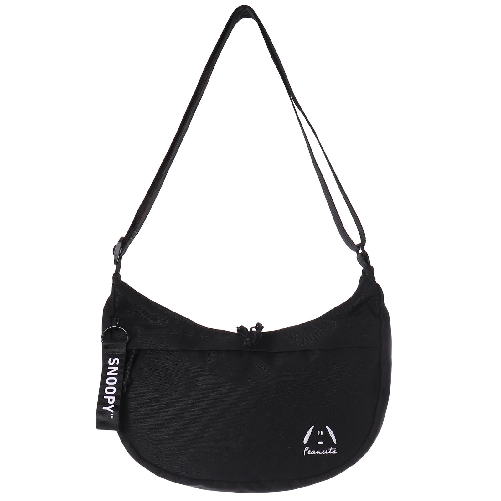 

SNOOPY Snoopy Shoulder Poly Horizontal Crescent Shoulder Bag Pochette [Axis] чорний