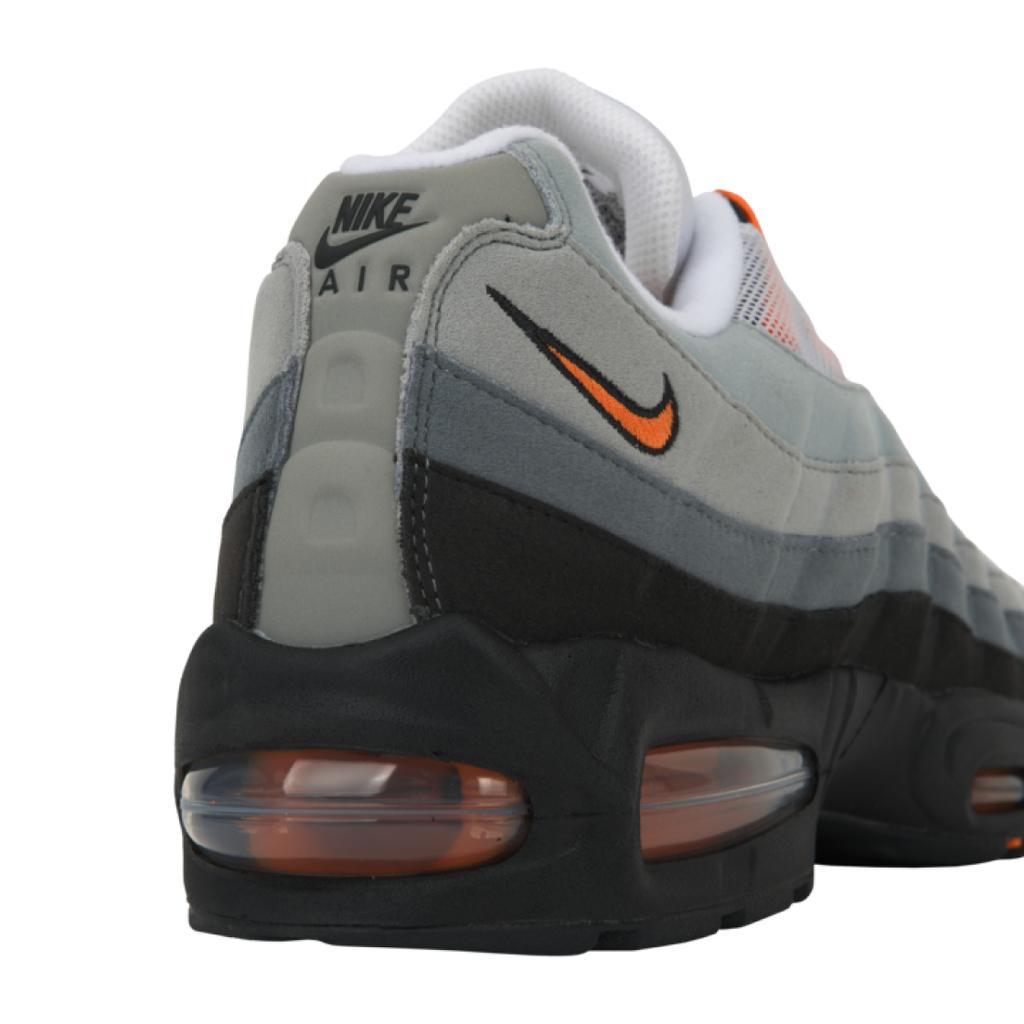 Nike Air Max 95 OG Bright Mandarin 2025 Unisex Sneakers Grey White Wolf-Grey HM4740-005