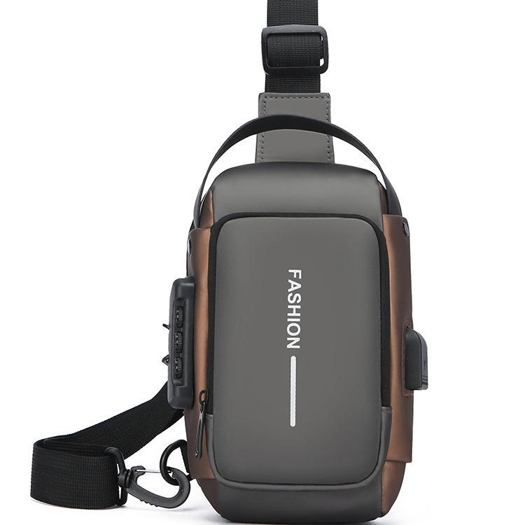 Geantă de umăr pentru motocicletă pentru bărbați, impermeabilă, de mare capacitate