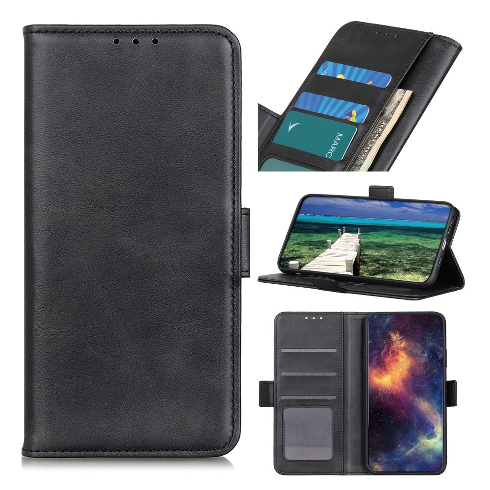 For Xiaomi Poco C75 4G/Redmi 14R 5G/14C 4G Case Stand Cowhide Texture PU Leather Phone Cover