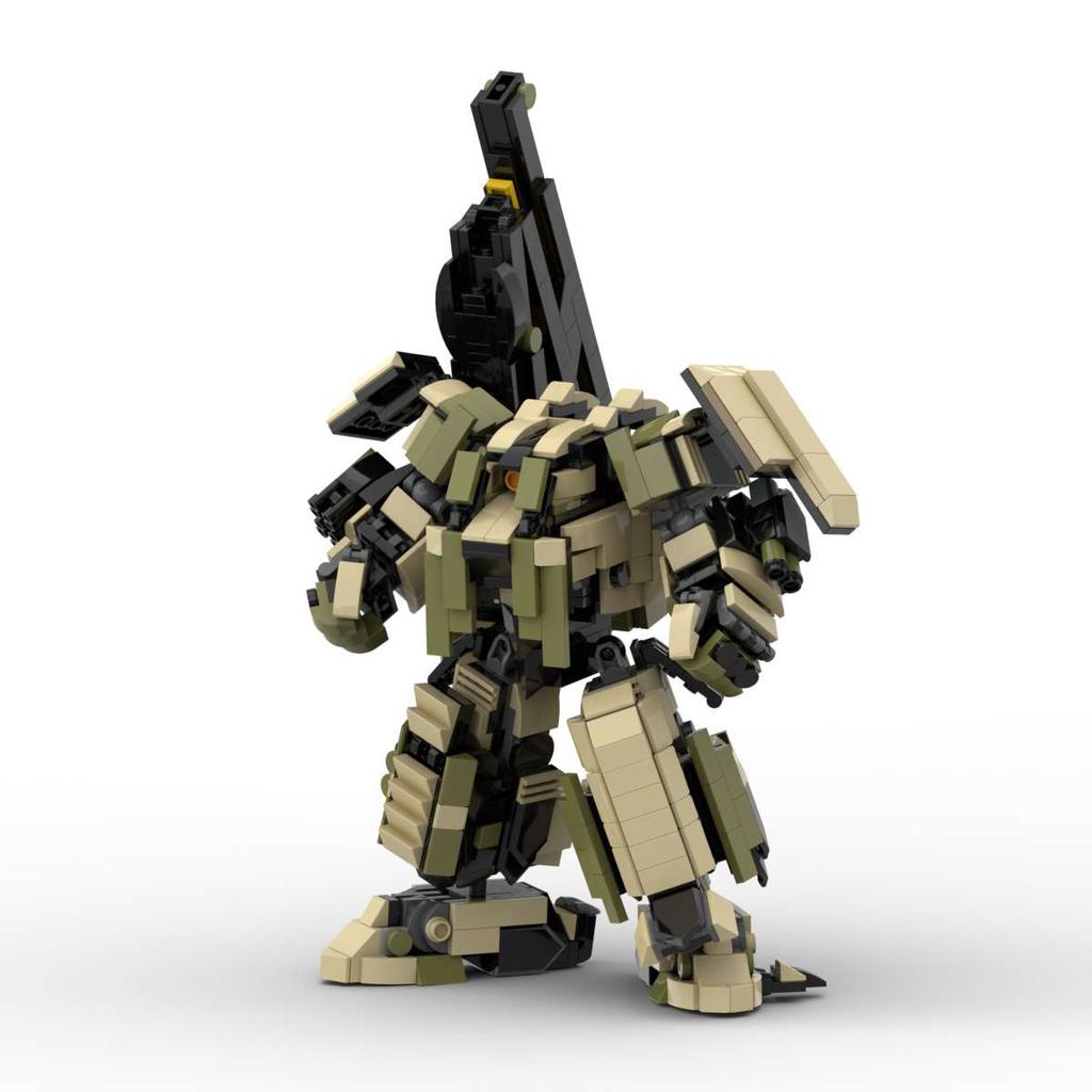 Building Block Compatible, Sickle Of Death, Super Robot Gundam, Puzzle Diy Assembled Toy Model