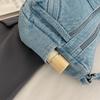 Vintage Denim Crossbody Bag Women's Multi-Pocket Single Shoulder Small Square Bag