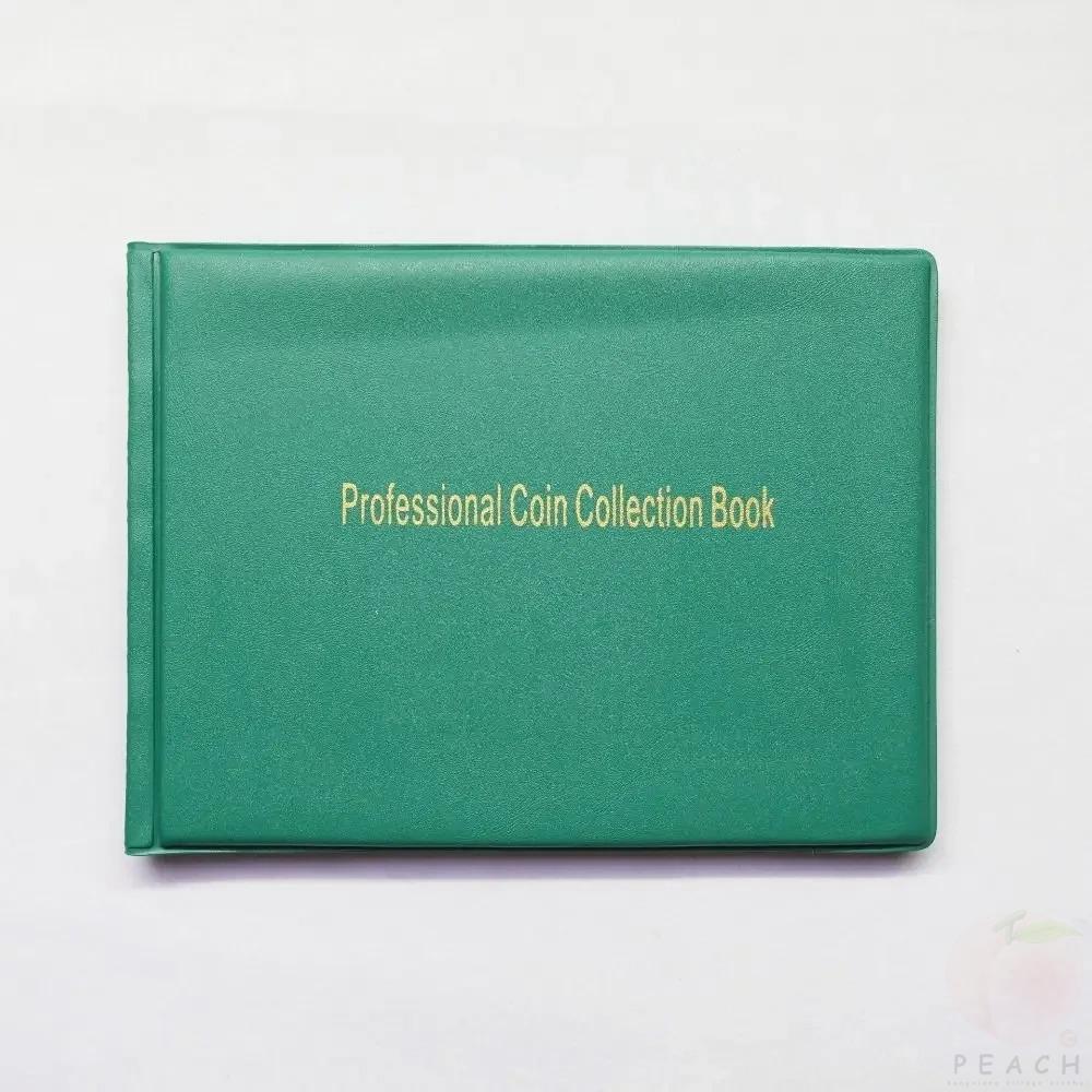 240 Pockets Coin Collection Holder PVC Penny Album Gifts Coin Collecting Album 10 Pages Coin Collection Book for Collectors