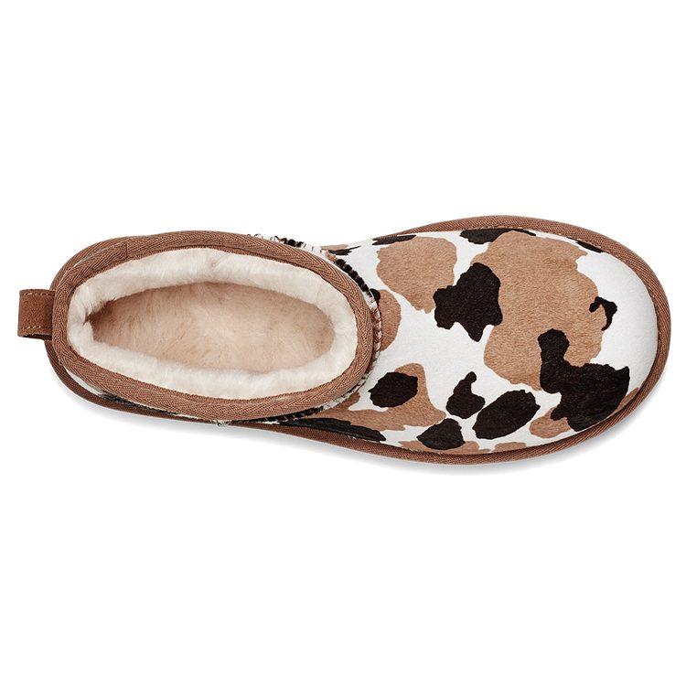 UGG Stivale Classico Ultra Mini Stampa Mucca Donna 1123630-CHE