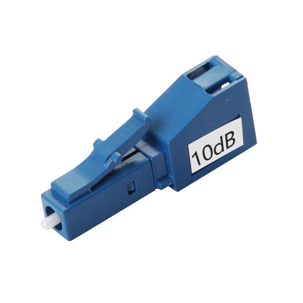 10Gtek Fiber Optic Single Fixed Optical Attenuator Attenuator, LC/UPC Mode, (Attenuator), Male-Female, 3dB/5dB/7dB/10dB Selectable, 2-Pack