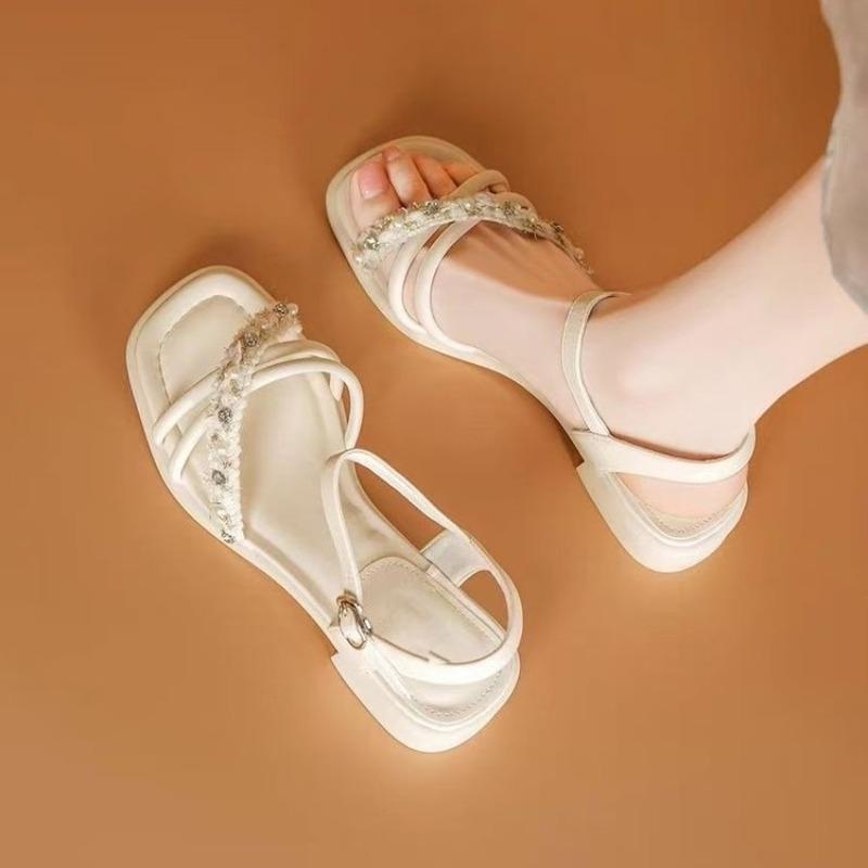 New Low-heeled Sandals Lightweight Soft-soled Women's Flat Shoes
