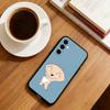 Adorable  D-dumping Phone Case Black Silicone Soft For Samsung Galaxy A73,A72,A71,A70,A53,A52,A51
