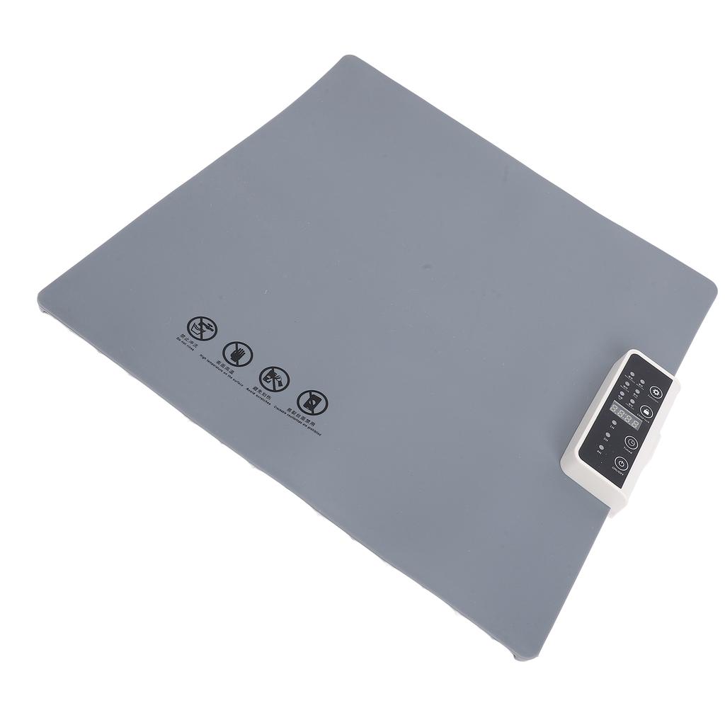 Electric Warming Tray Rollable Full Surface Heating with 5 Temperature Settings 1H 2H 4H Timer Silicone Food Warmer for