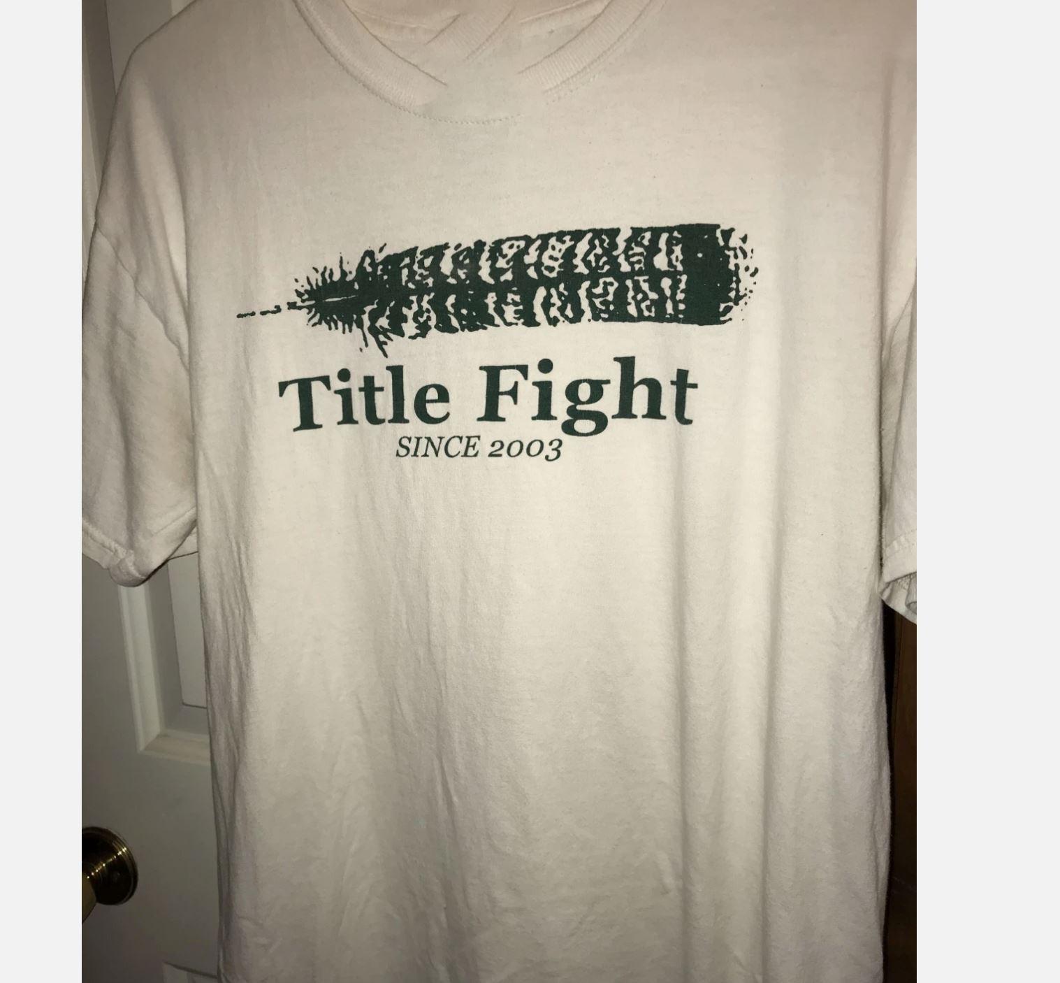 Rare Title Fight Band Cotton Gift For Fan S-2345XL T-shirt S