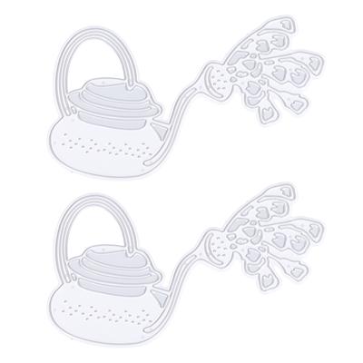 2pcs Metal Die Cutting Watering Can Pattern Convenient Simple DIY Embossing Cut Frames for Scrapbooking