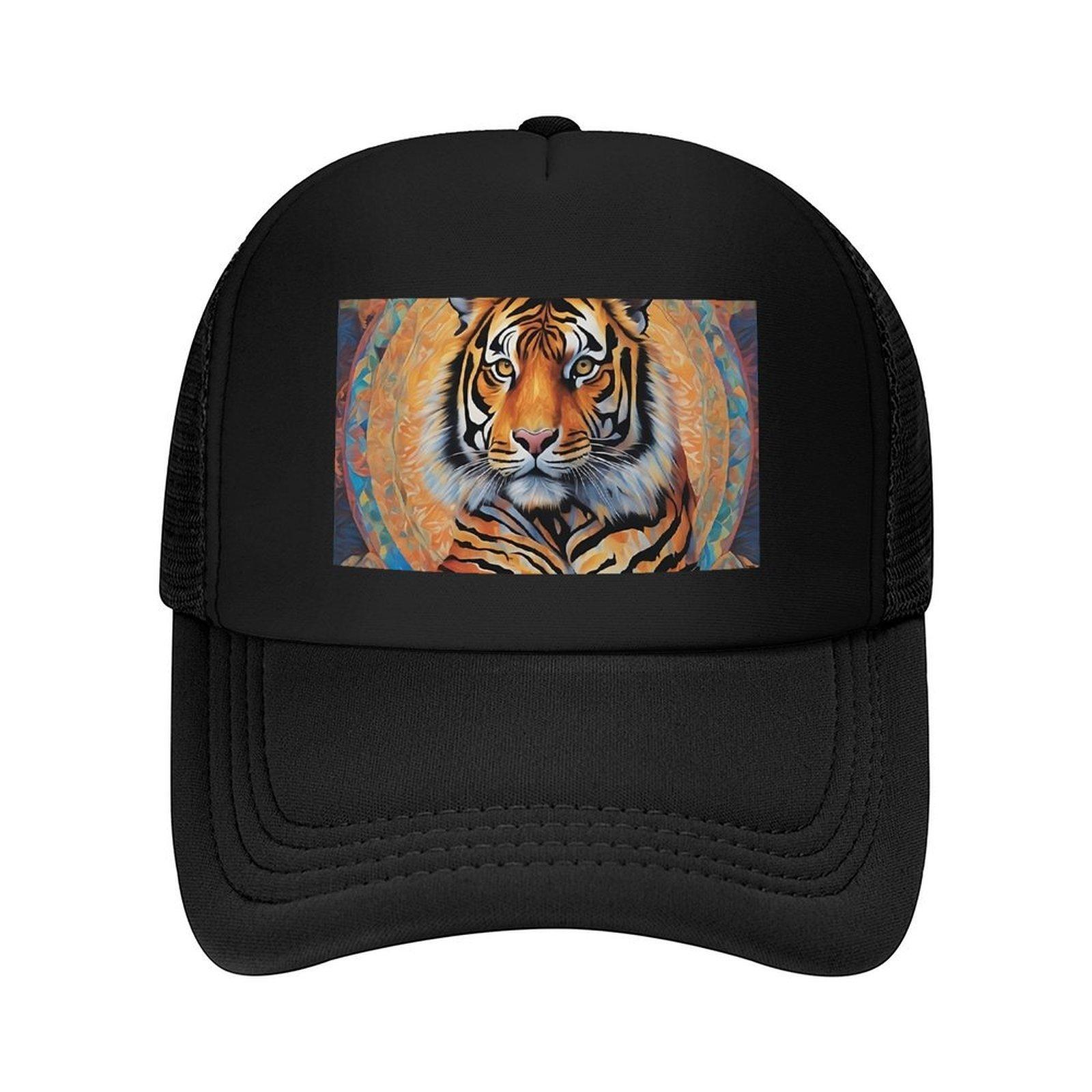

Бейсболка Technicolor Tiger Большого Размера Шляпа Dropshipping Роскошная Кепка шляпы для мужчин Женская Пляжная Распродажа Мужская