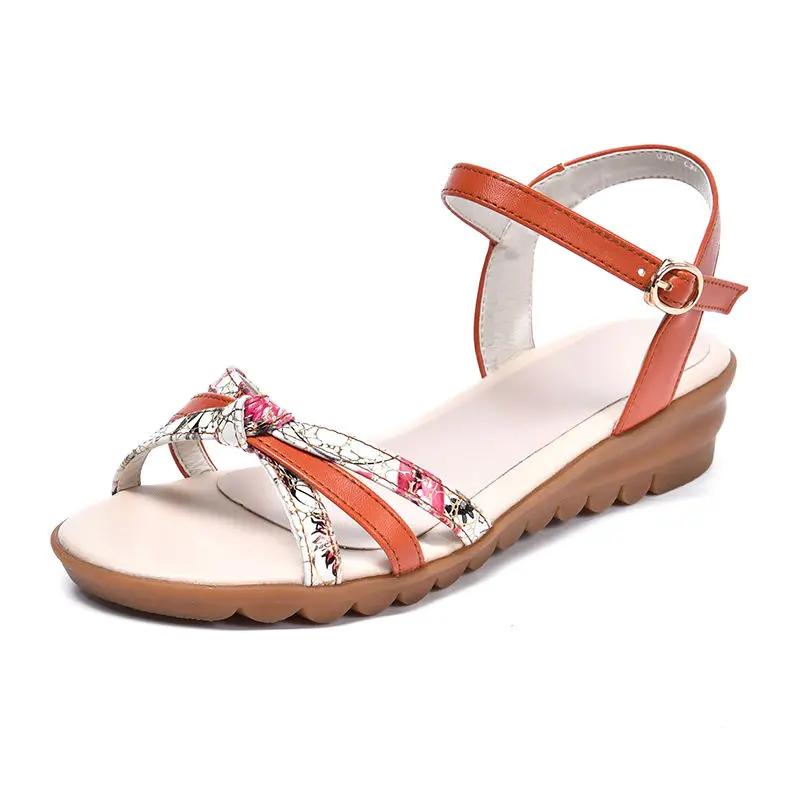 Fashion With Low Heels Buckles Woman Shoes High Quality Shoe 2025 Luxury Trending Sandals for Women Casual Vintage Offer Sandal On Sale
