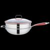 Faust Master Chef Stainless Steel Wok with Steamer