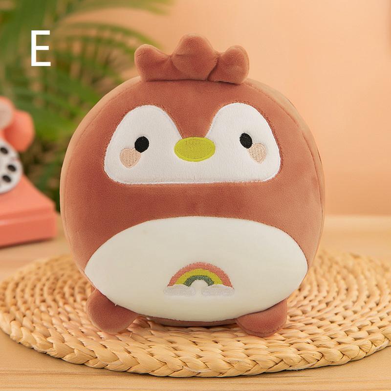 New Cartoon 2-In-1 Neck Pillow With Eye Mask Cute Plush Doll Travel Pillow Portable Office Desk Pillow Birthday Gift