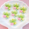 10Pcs New Cute Cartoon Little Bear Bow Series Flat Back Resin Cabochons DIY Jewelry Craft Decoration Accessorie