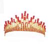 Hot Selling European Baroque Bridal Alloy Diamond Pearl Crown Headdress Crown Phoenix Crown Hair Accessory Rhinestone Highlight