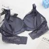 Sexy Luxurious High-end Western-style Lingerie Set Featuring A Fashionable Push-up Lace Bra and Skin-friendly Breathable Panties