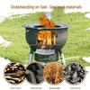 2024 Integrated Outdoor Wood-Burning Stove for Households and Rural Use