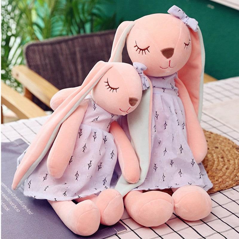 45Cm/18 Inch Cute Bunny Doll, Plush Toy Doll, Baby Soothing Rabbit Doll Sleeping Doll, Stuffed Animals Kids Plushie Doll Toy