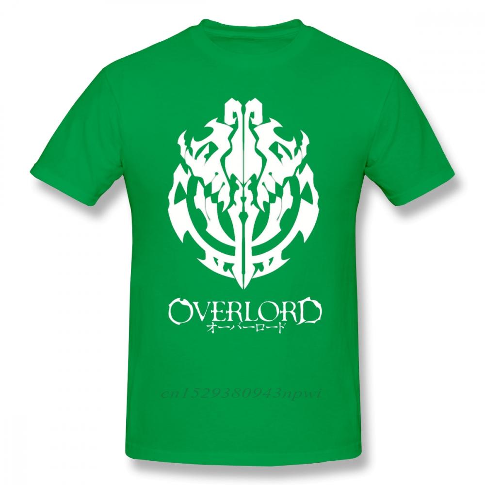 Overlord T-Shirt Overlord Anime Gildenemblem Ainz Ooal Gown T-Shirt Grafisches Kurzarm-T-Shirt Herren Übergröße T-Shirt