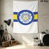 Leeds Football Club Wall Tapestry Aesthetic Wall Hanging Printed Fabric Blanket Decorative Tapestries For Bedroom Living Room Home Decor