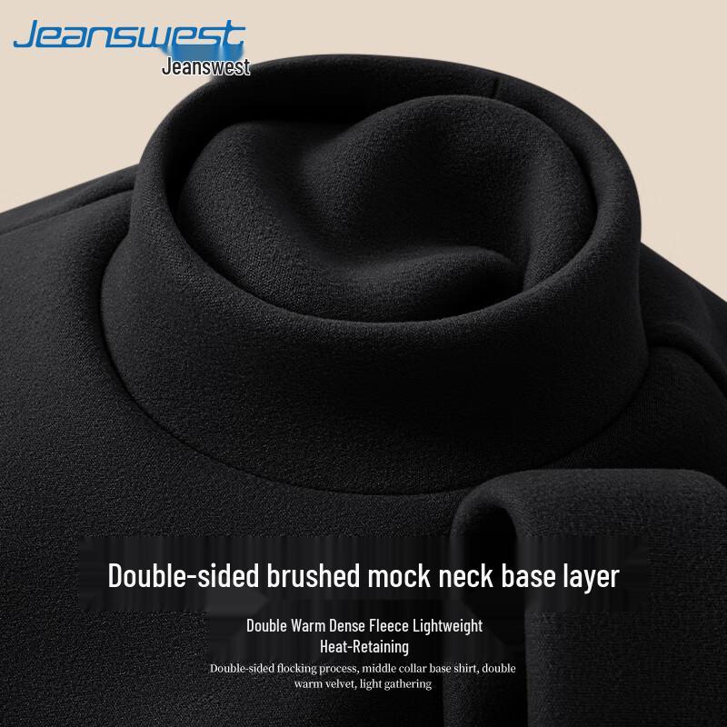 Jeanswest Men s Fleece-Lined Thermal Long-Sleeve T-Shirt 2XL