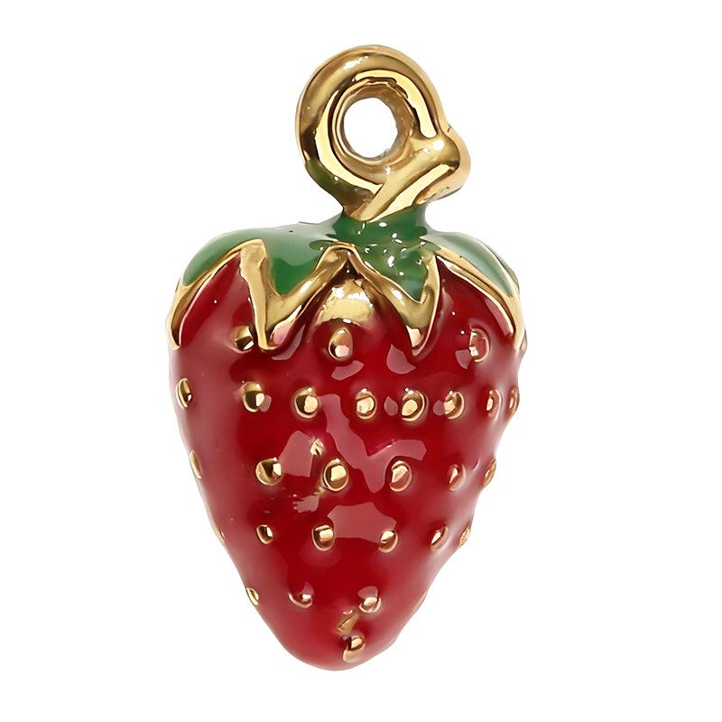Korean Cute Street-Style Strawberry Jewelry Accessories