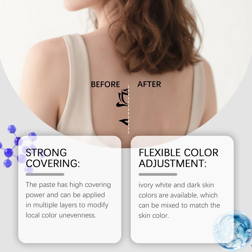 EELHOE Tattoo-Abdeckset - Körper-Tattoo-Make-up-Abdeckung, Passt zur Haut, Tragbar für den täglichen Gebrauch